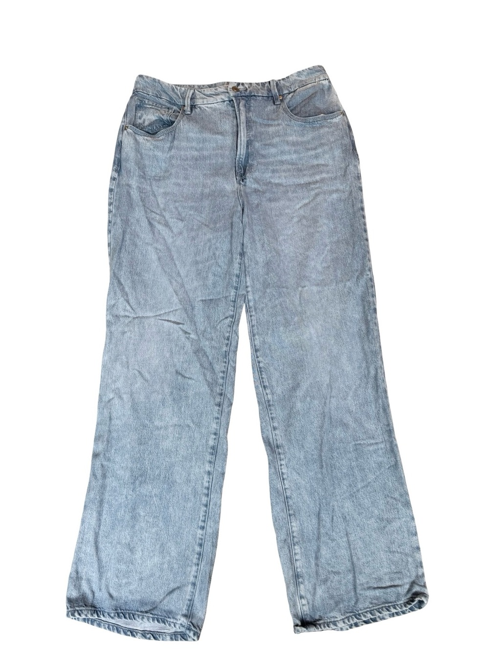 Good American Light Blue Wide-Leg Jeans Size 10 / 30